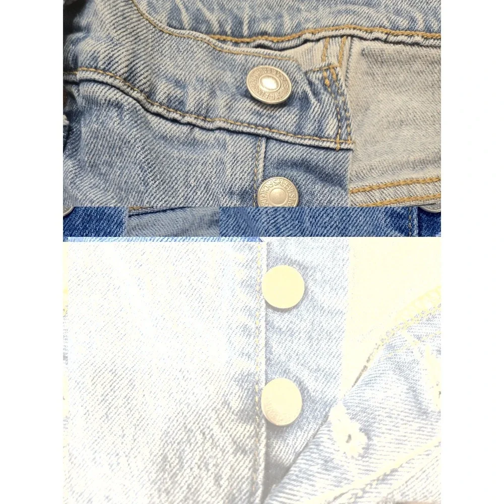 Levi's 501 Original Fit Jeans Men's 31x30 Light Wash‎ Blue Straight Leg 12501